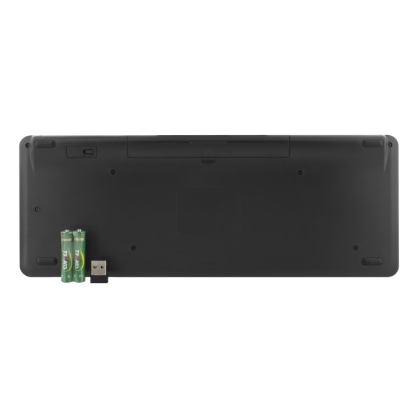 Wireless mini keyboard touchpad membrane US USB nano receiv