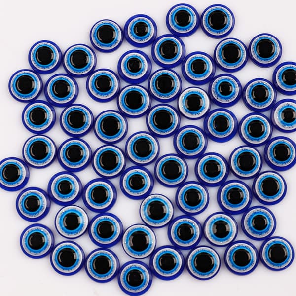 DIY-kit med Resin Evil Eye - Marinblå M M