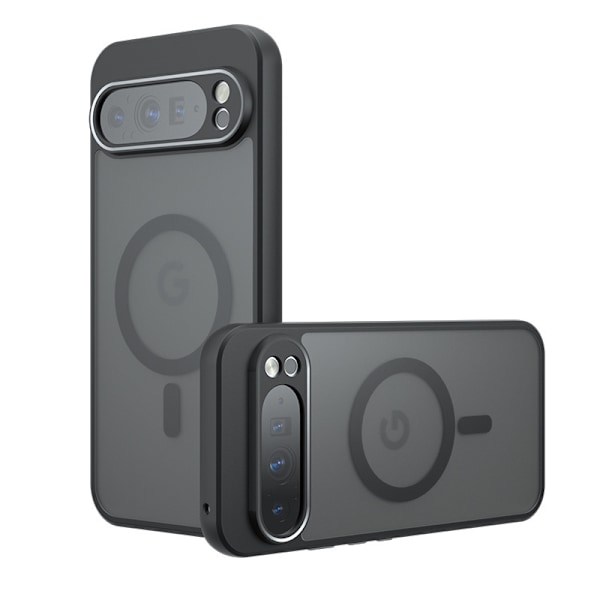 Magnetisk matt svart fodral för Google Pixel 8 Pro