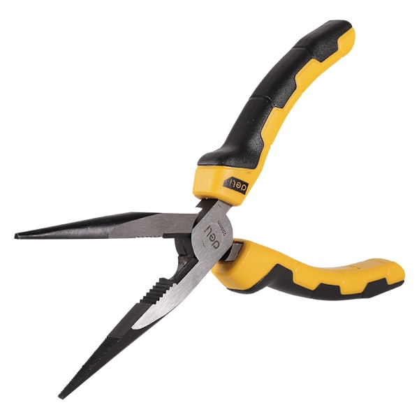 Long Nose Tång 8" Deli Tools EDL2108 (gul)