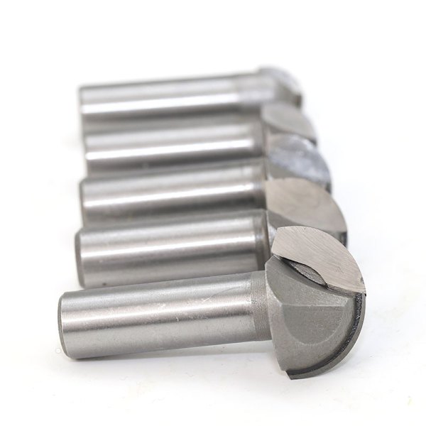 1/4" varren pyöreäkärkinen jyrsimen terä – halkaisija 25,4 mm