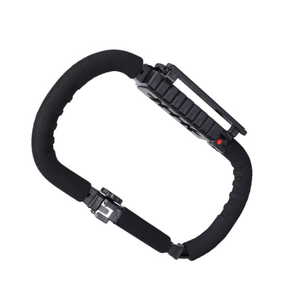 Foldbart U-formet beslag DSLR-kamera C-Shape Hot Shoe-stabilisator