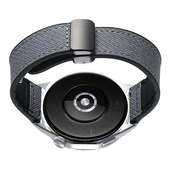 Grå Denim Style 20mm Universal Urrem til Smartwatches