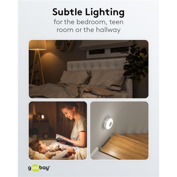 Goobay LED-nattlampa till vägguttag