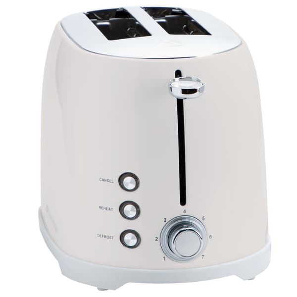 Leivänpaahdin 2 viipaletta 800W BR610 Creme White -sarja