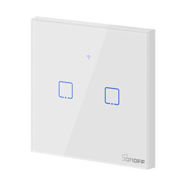 Smart Switch WiFi + RF 433 Sonoff T1 EU TX (2-kanals)