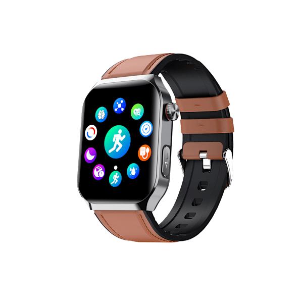 F700 Smartwatch: Avanceret sundhedsovervågning og fitness Brun