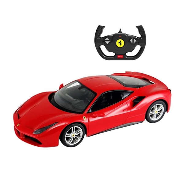 RASTAR 1:14 RC kaukosäädin auto Ferrari 488 GTB (punainen)