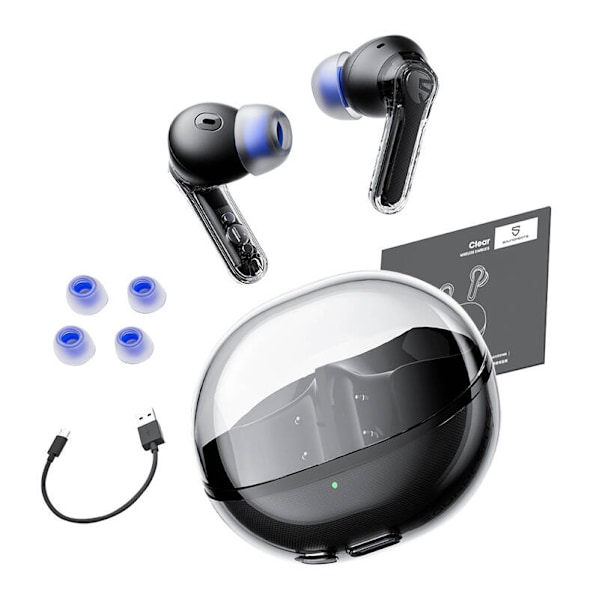 Kuulokkeet Soundpeats Clear (musta)