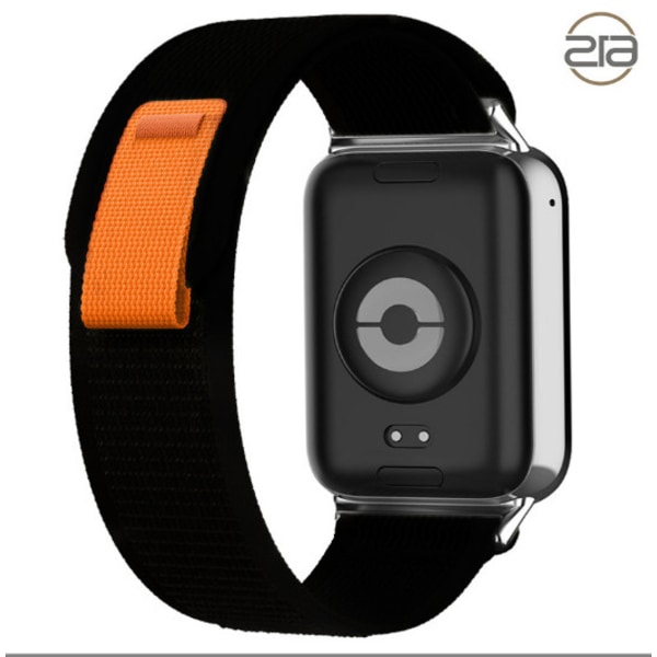 Redmi Watch 4 flätad nylon klockarmband Svart