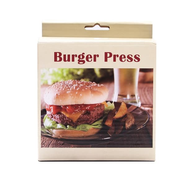 Manuel Burgerpresse i rustfrit stål - Lav perfekte bøffer nemt og ensartet