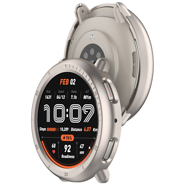 Halvomslutet PC-skal för Amazfit Active2 Beige