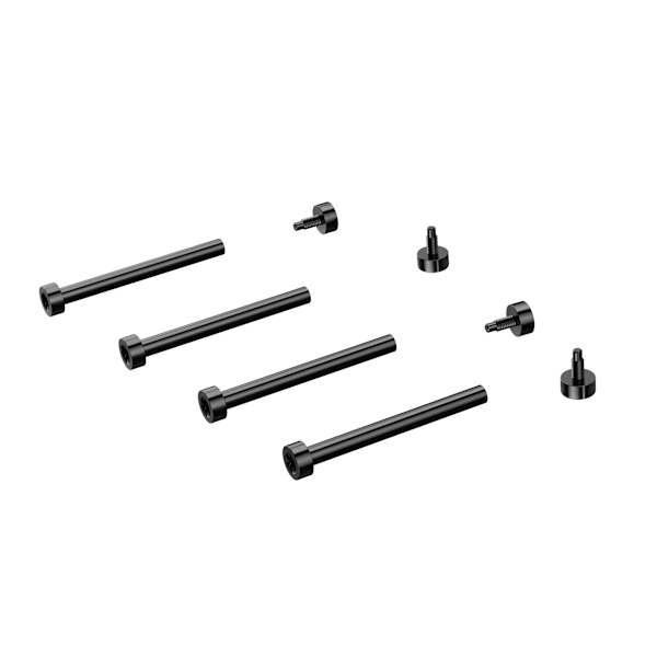 Liitinrannekkeen ruuvitanko-korvakkeen sovitin Garmin Fenix 5/22mm Musta 22 mm