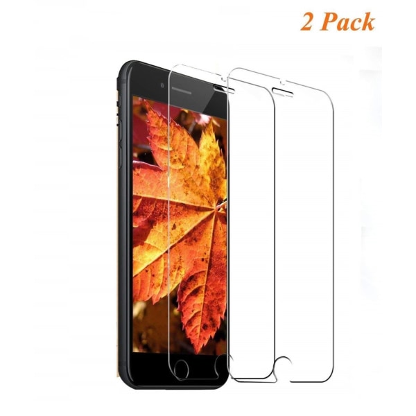 Skärmskydd iPhone 8 Härdat glas Transparent 2-pack