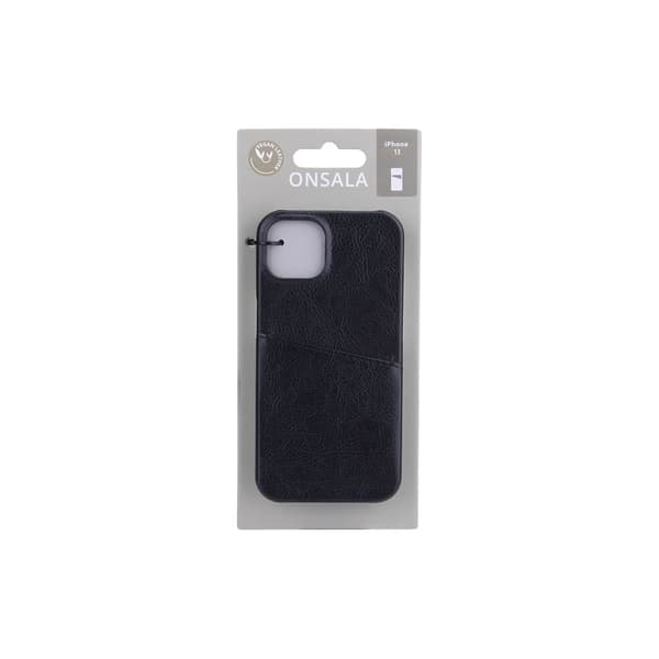Suojakuori Musta korttipaikalla iPhone 13