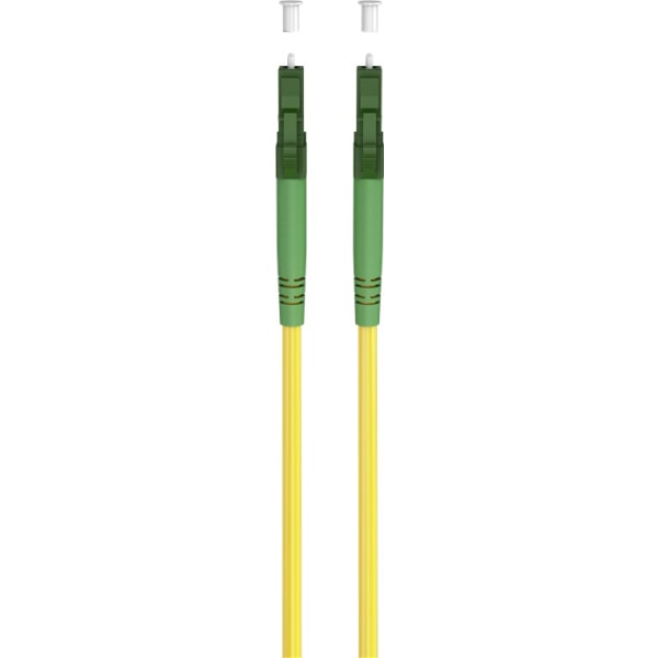 Fiberoptisk kabel (FTTH), Singlemode (OS2) Yellow, gul (Simplex), 25 m