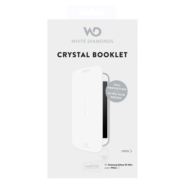 WHITE DIAMONDS WHITE-DIAMONDS Crystal Booklet Vit Samsung S4 Min