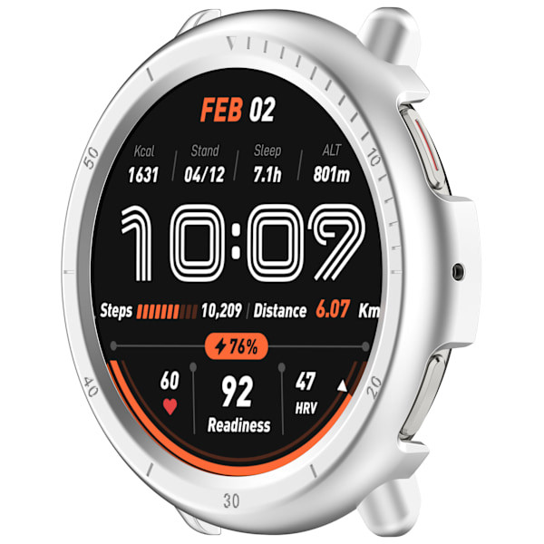 Amazfit Active2 ihåligt skyddsfodral Silver