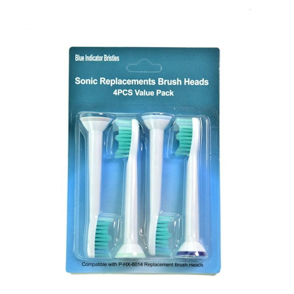 Tandborsthuvuden 4-pack Vit