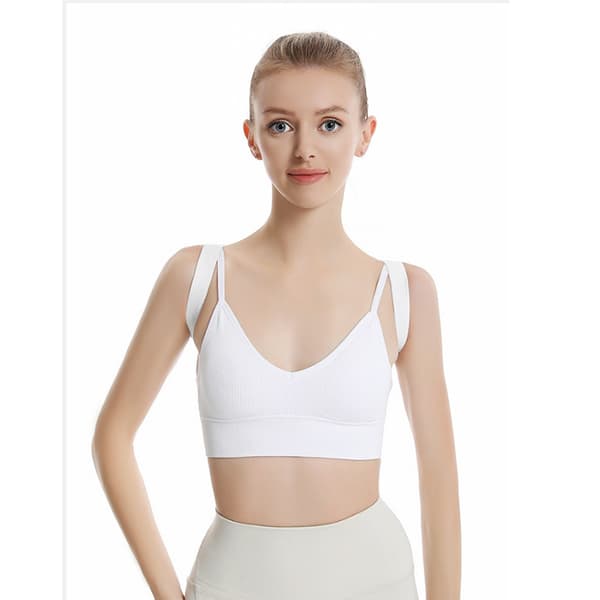 Hållningskorrigerare Ryggsträckare Justerbart Ryggstöd White M White M