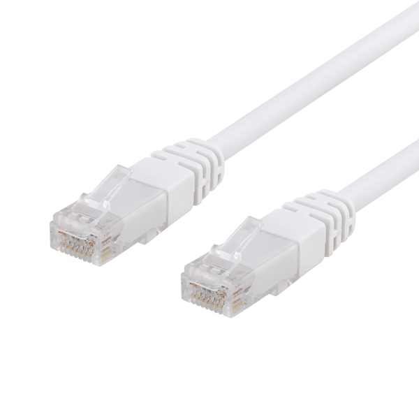 U/UTP Cat6 patch cable, CCA, 3m, 250MHz, white
