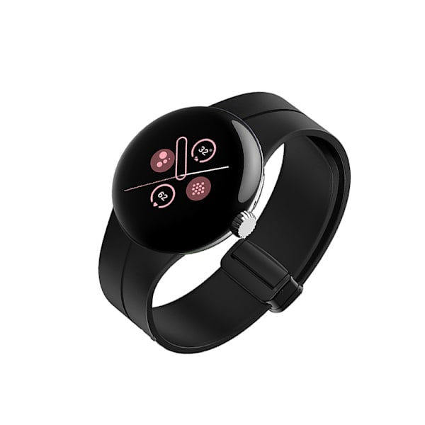Silikone urrem til Google Pixel Watch 3 (45 mm) Sort