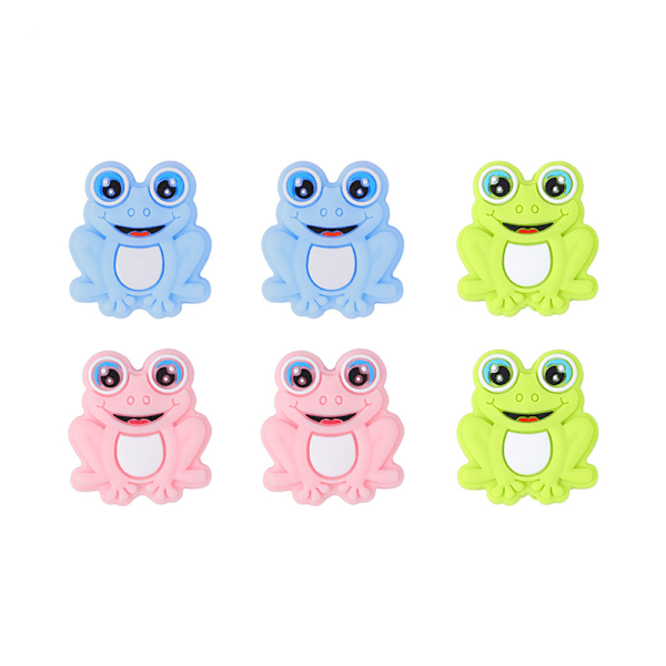 Stickningsspetskydd i silikon (6-pack, blandade storlekar) Modell 3