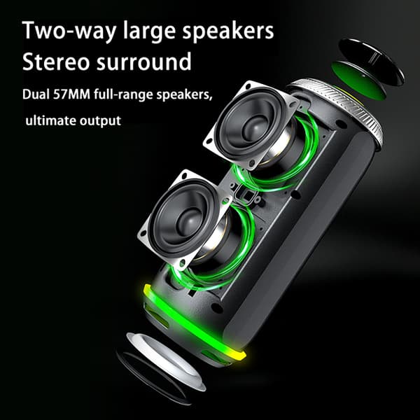 Kannettava Bluetooth-kaiutin Black Black