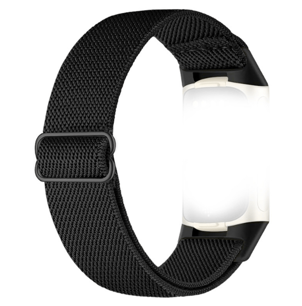 Nylon urrem til Fitbit Charge 5/6 Black Black