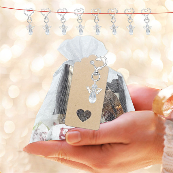 30-pak skytsengel nøglehain gaver til brudebrusegaver Bryllupsfa