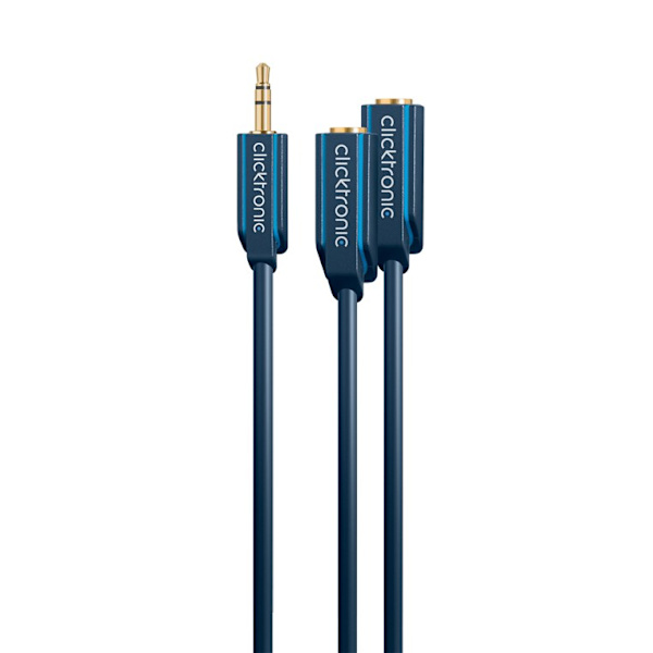 3,5 mm AUX-adapterkabel, stereo