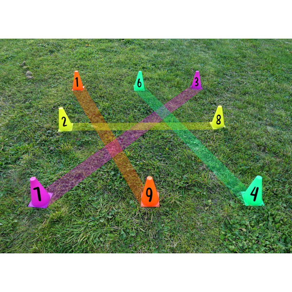 Sifferkoner 23 cm - Set 1-10