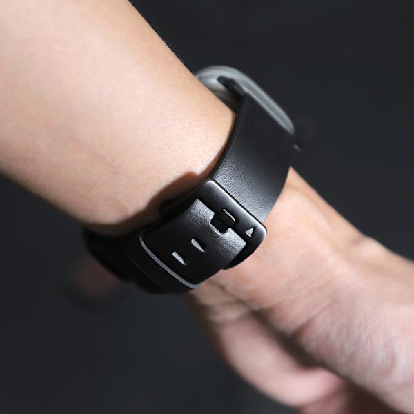 Horween læderurrem til Apple Watch 42/44/46/49 mm - mørkebrun Sort