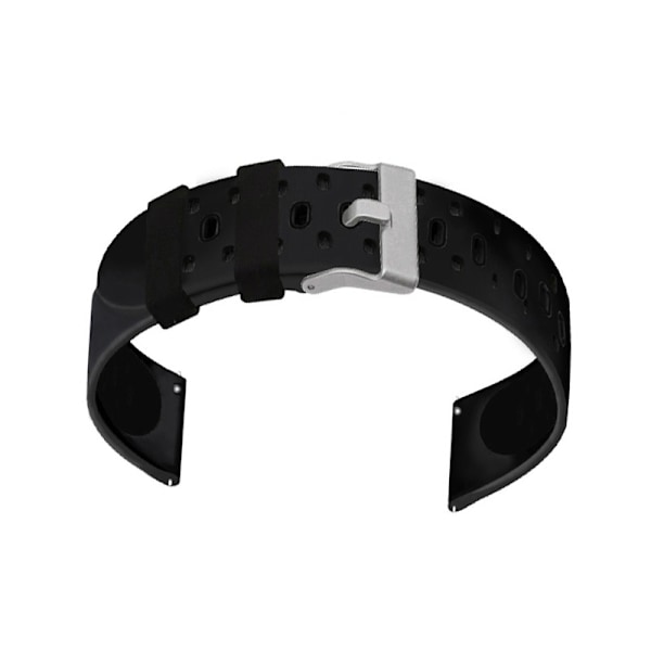 Silikone urrem til Garmin Venu 2 Plus & Garmin 245, Samsung Galaxy, Huawei Watch Sort