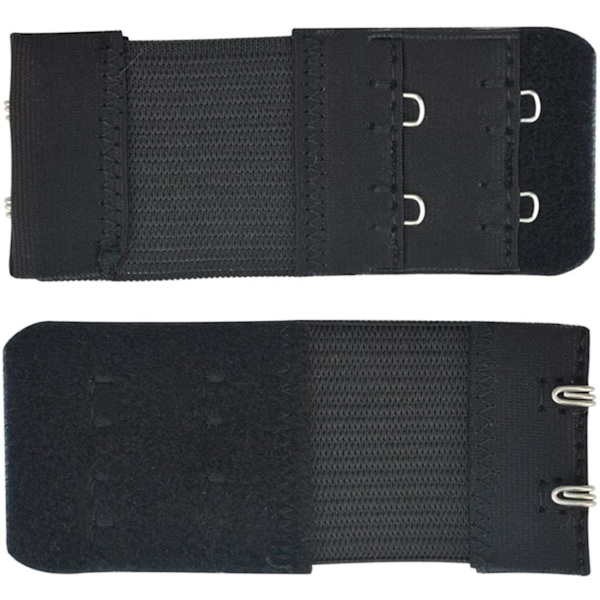 Bh-förlängare Dubbla hakar Vit/Svart/Beige 3-pack Flerfärgad