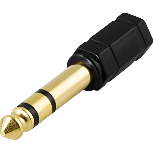 Multimedia adapter 6.3mm ma - 3.5mm stereo fe