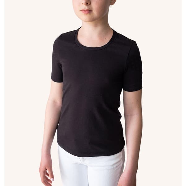 T-shirt Børn Alignment Bomuld Sort XXS
