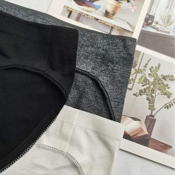 Andningsbar bomullsshorts för kvinnor, 5-pack M