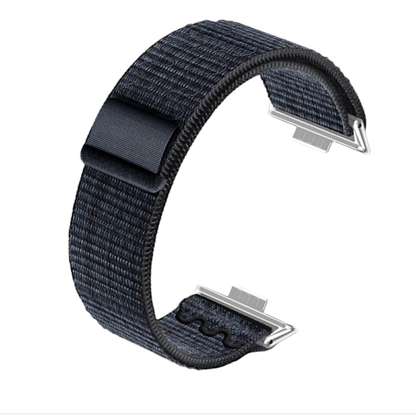 Stilfuld nylon loop sportsrem til Huawei Watch Fit 4/3 Blå