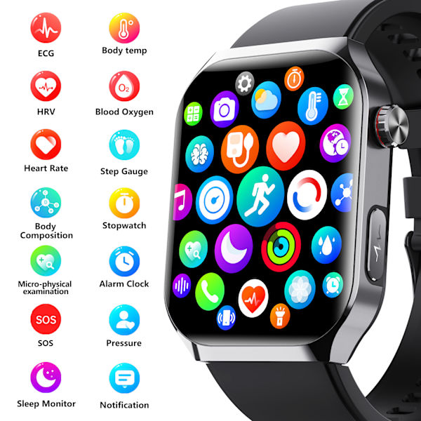 F700 Smartwatch: Avanceret sundhedsovervågning og fitness