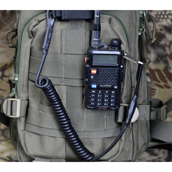 Tactical Spring Coil Lanyard för Outdoor CS-utrustning