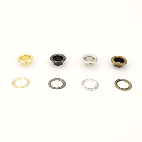 Set med DIY-Genomföringar, 200-pack (4 Färger x 50 set)