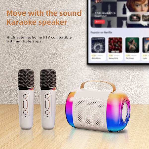 Y5-Single Mic Alt-i-en Karaoke Bluetooth-højttaler
