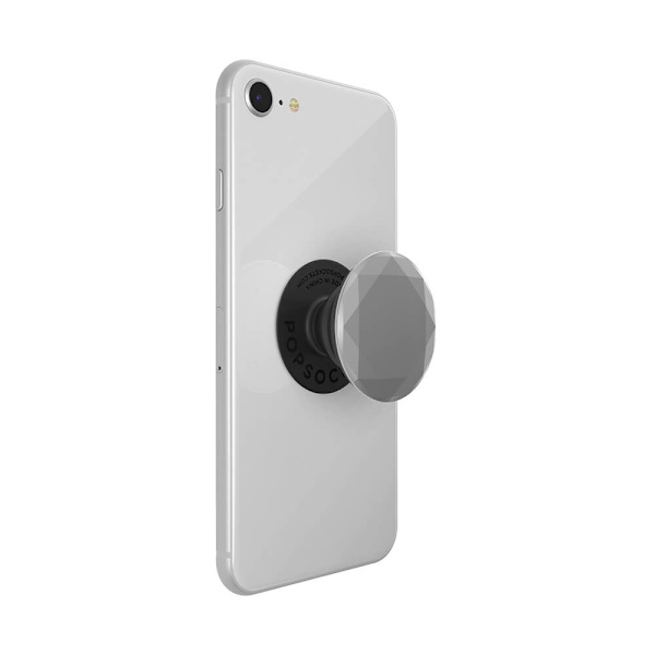 POPSOCKETS PopGrip Premium Metallic Diamond Silver