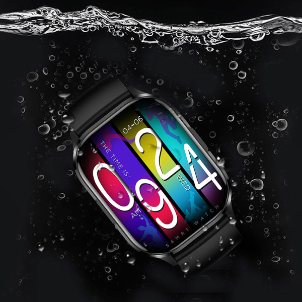Smartwatch Vandtæt Bluetooth Smartwatch Sort