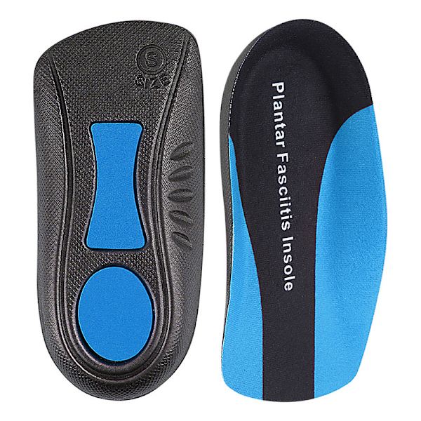 Arch Support innersulor för platta fötter Svart+röd S