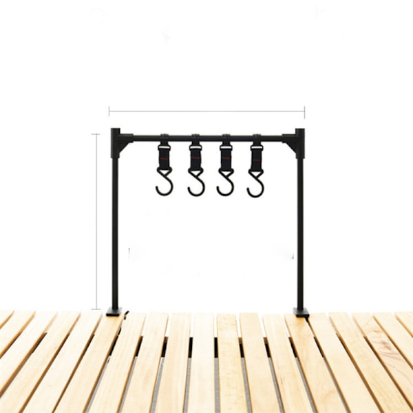 Camping Lantern Stand med förvaringsställ A