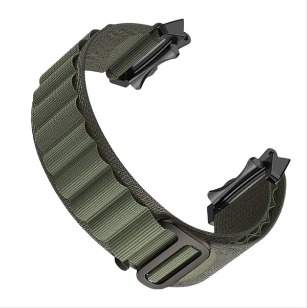 Kompatibel med nylonögla för Amazfit T-Rex 2 Green Green