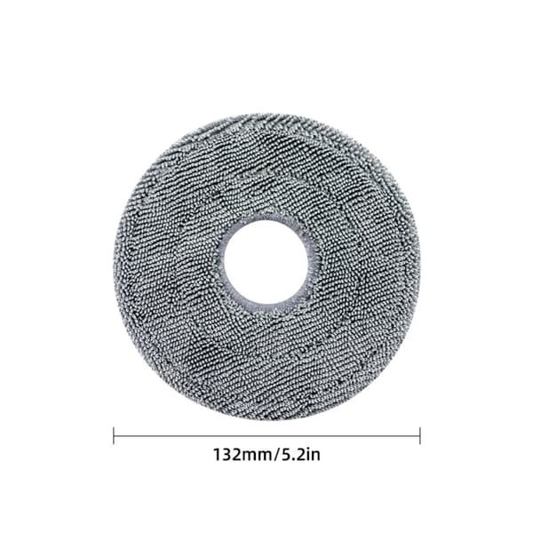 Moppduk 6-pack kompatibelt med Roborock P10/P20 Ultra/P20 Plus/P20 Ultra Plus/G20S/G30S, polyester nylonfiber reservmoppar