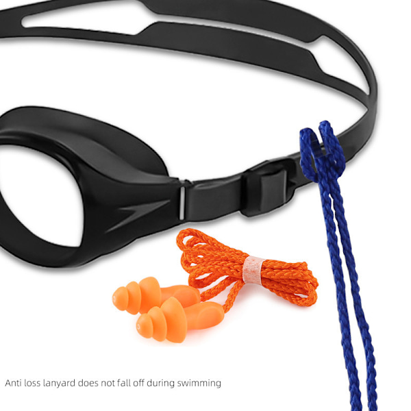 Öronproppar med sladd - Brusreducering & Vattentät Orange